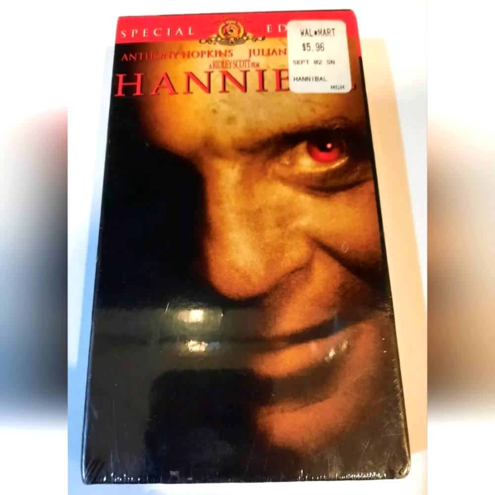 Hannibal (NEW SEALED VHS 2002) Anthony Hopkins, Julianne Moore, Gary Oldman VHS